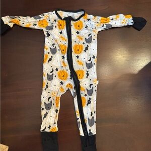 Little Sleepies Bamboo Zippy HALLOWEEN EUC